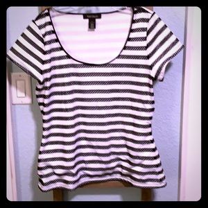 White House Black Market striped tee